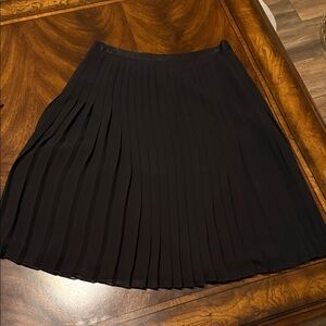 Rebecca Taylor Elegant Black Pleated Skirt